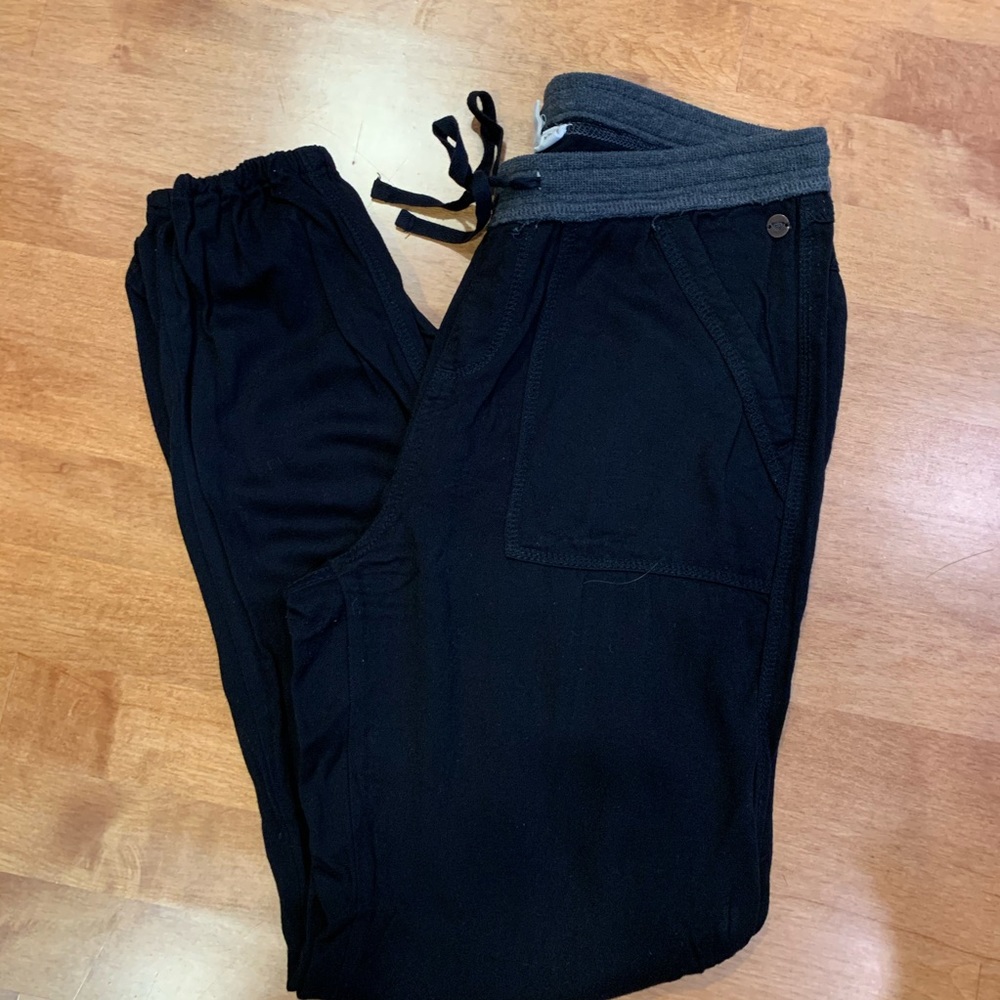 Roxy, Black Jogger Pants, XS